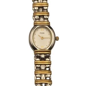 VTG Women's Pulsar Quartz Watch 19mm - New Battery - Wrist Size 5.5 - V700-X077